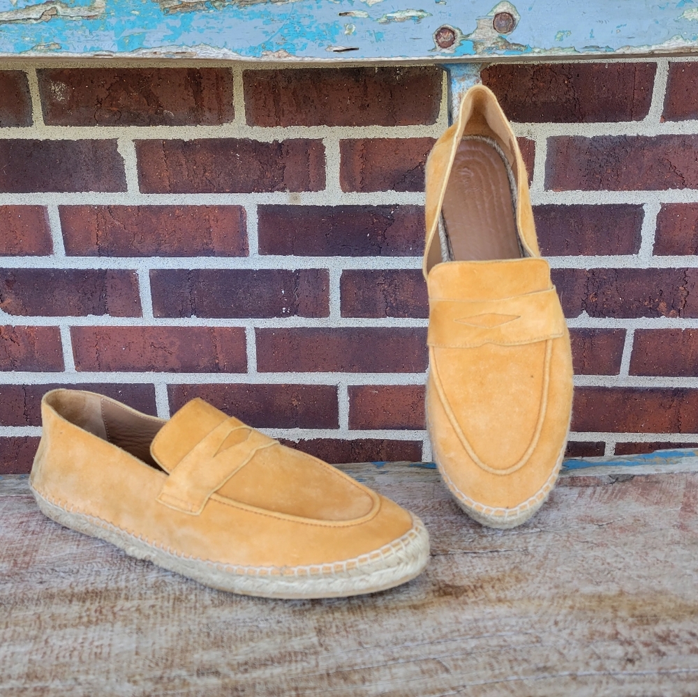 Bougeotte Loafers Suede Slip On Made In Spain 40 1/2 / 9